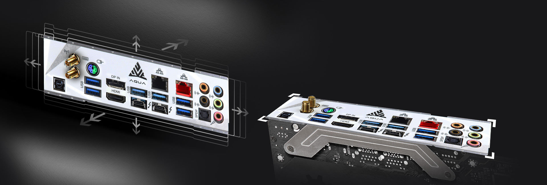 Flexible Integrated I/O Shield